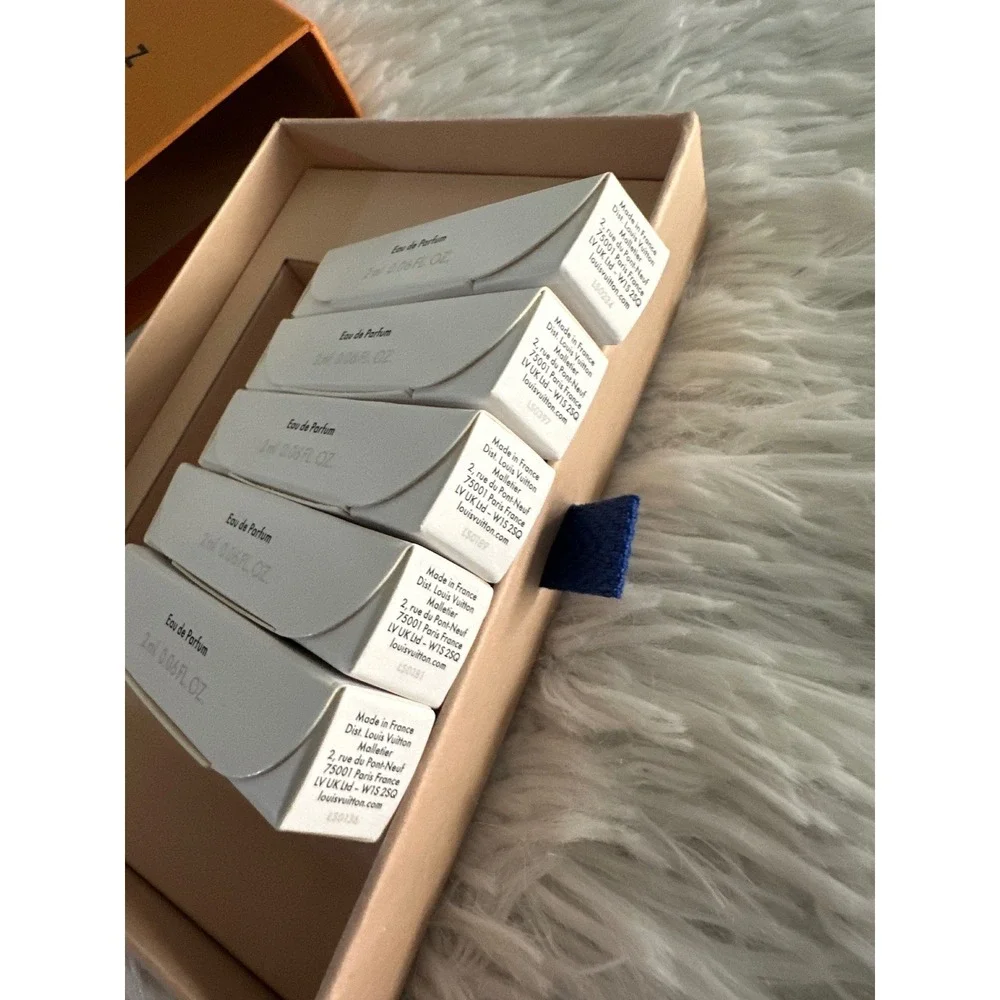 Louis Vuitton LV perfume samples NEW with box (5 Ea X 2ml)